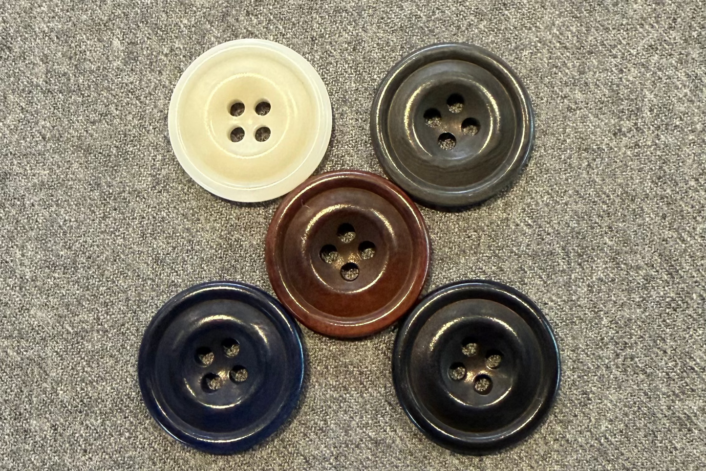 Bouton corozo traditionnel (deux tailles)