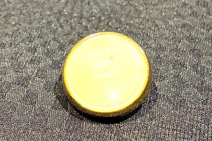 Bouton à queue Perle et Or (Lot de 6)