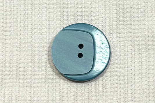Boutons bleu sarcelle rétro (lot de 6)