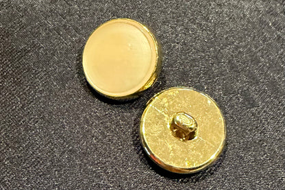 Bouton à queue Perle et Or (Lot de 6)