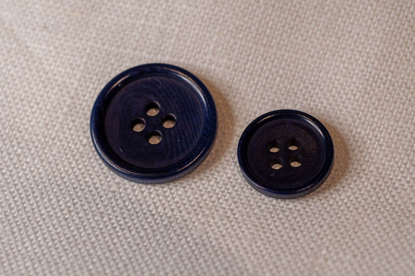 Bouton Corozo Traditionnel Finition Satinée (Deux Tailles)