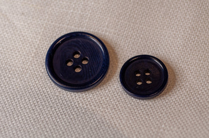 Bouton Corozo Traditionnel Finition Satinée (Deux Tailles)
