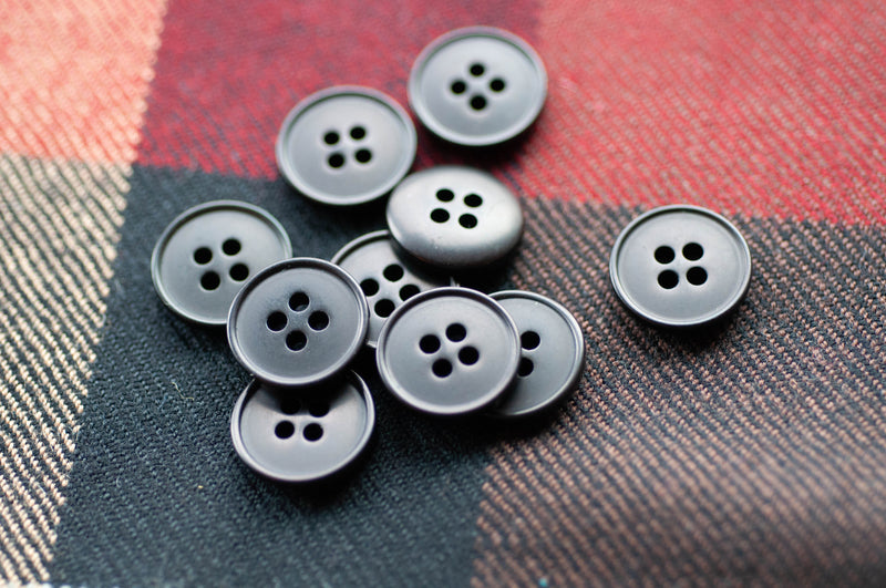 Bouton noir basique (ensemble)