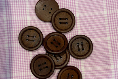 Bouton en bois d'olivier