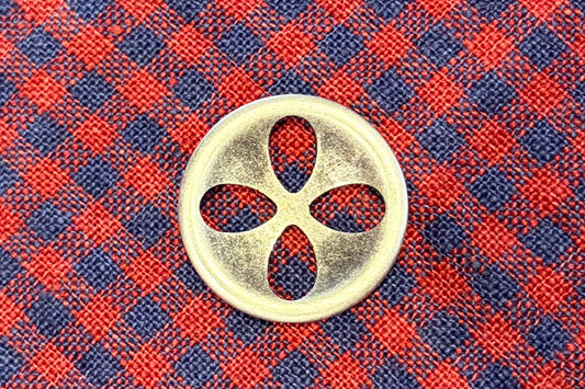 Bouton Pétale Métallique