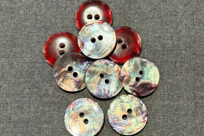 Bouton Luminescent en Résine (Lot de 9)