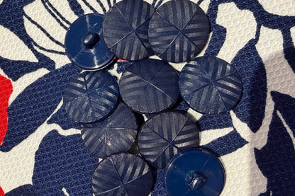 Bouton à queue bleu (lot de 10)