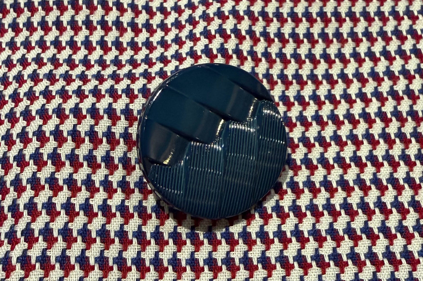Bouton sur pied bleu (lot de 9)