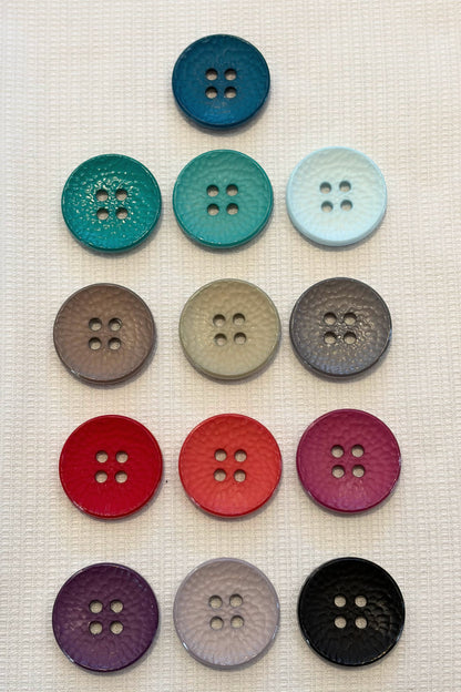 Bouton texturé concave (13 couleurs)