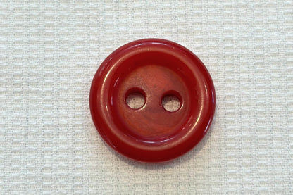 Bouton en résine (deux tailles, plusieurs couleurs)