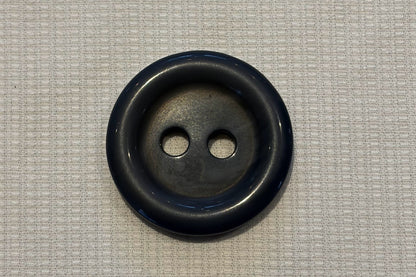 Bouton en résine (deux tailles, plusieurs couleurs)