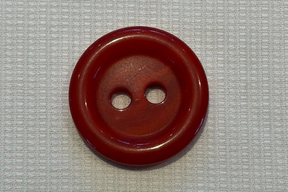 Bouton en résine (deux tailles, plusieurs couleurs)