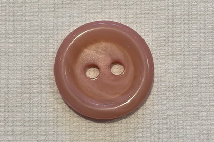 Bouton en résine (deux tailles, plusieurs couleurs)