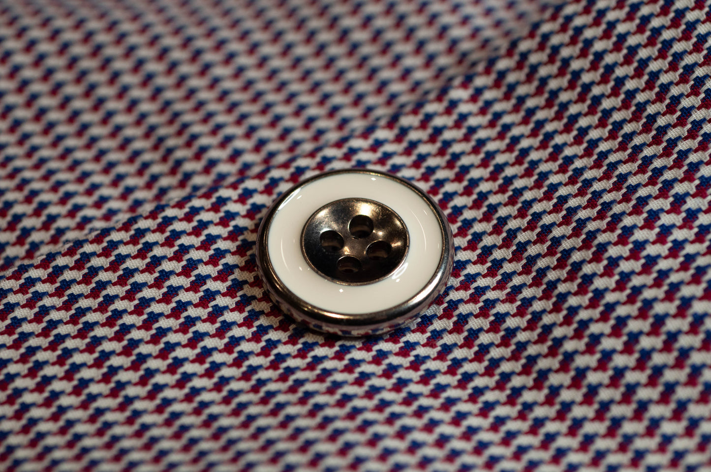 Bouton de blazer bicolore