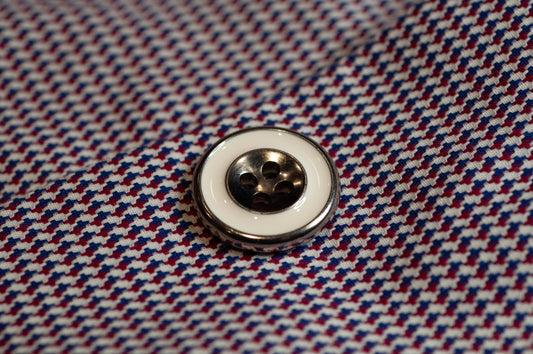 Bouton de blazer bicolore