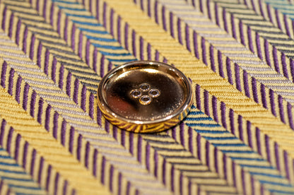 Bouton en métal doré